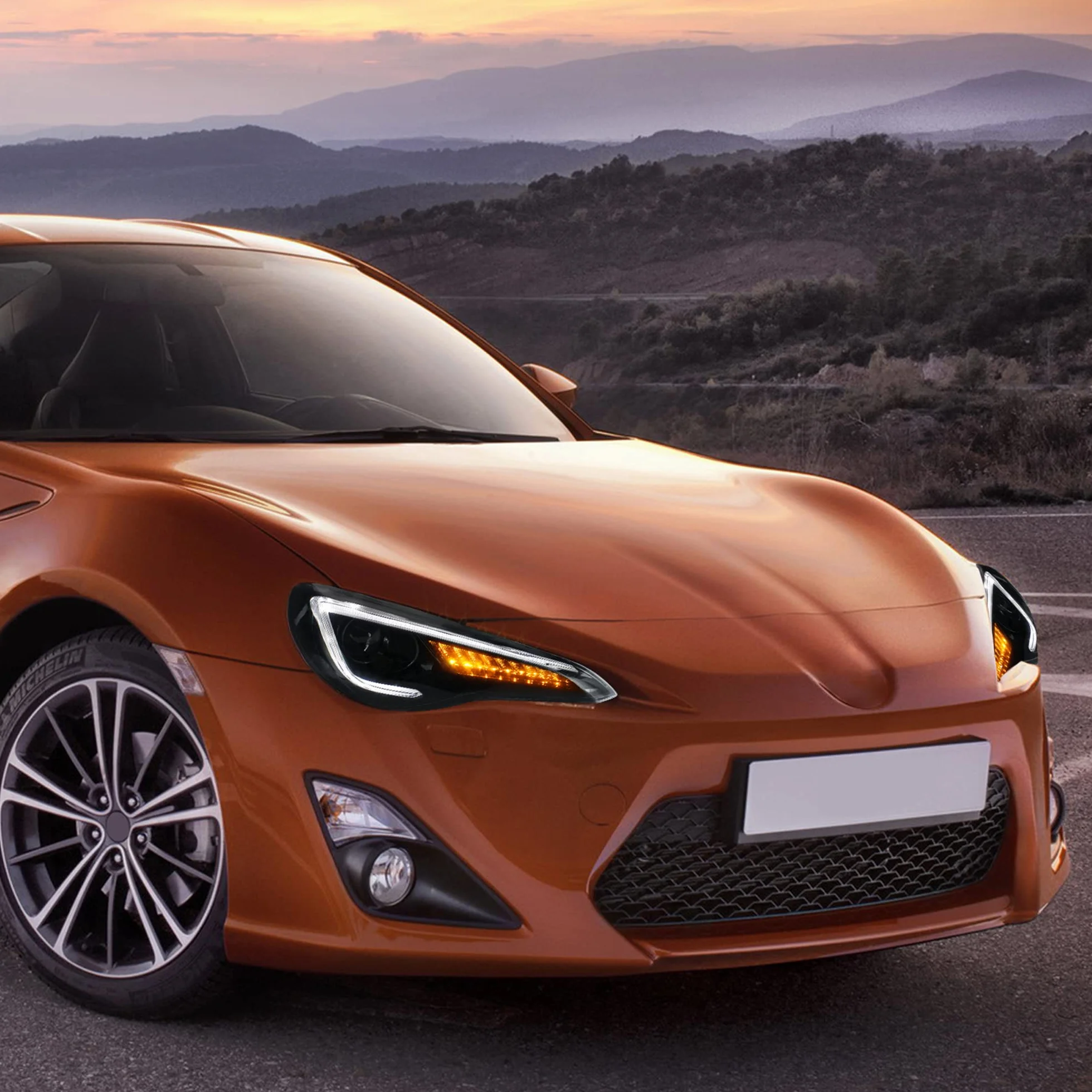 Reflektor LED VLAND do GT86 FT86 BRZ FR-S ZN6 2012-2018 Zestaw świateł przednich