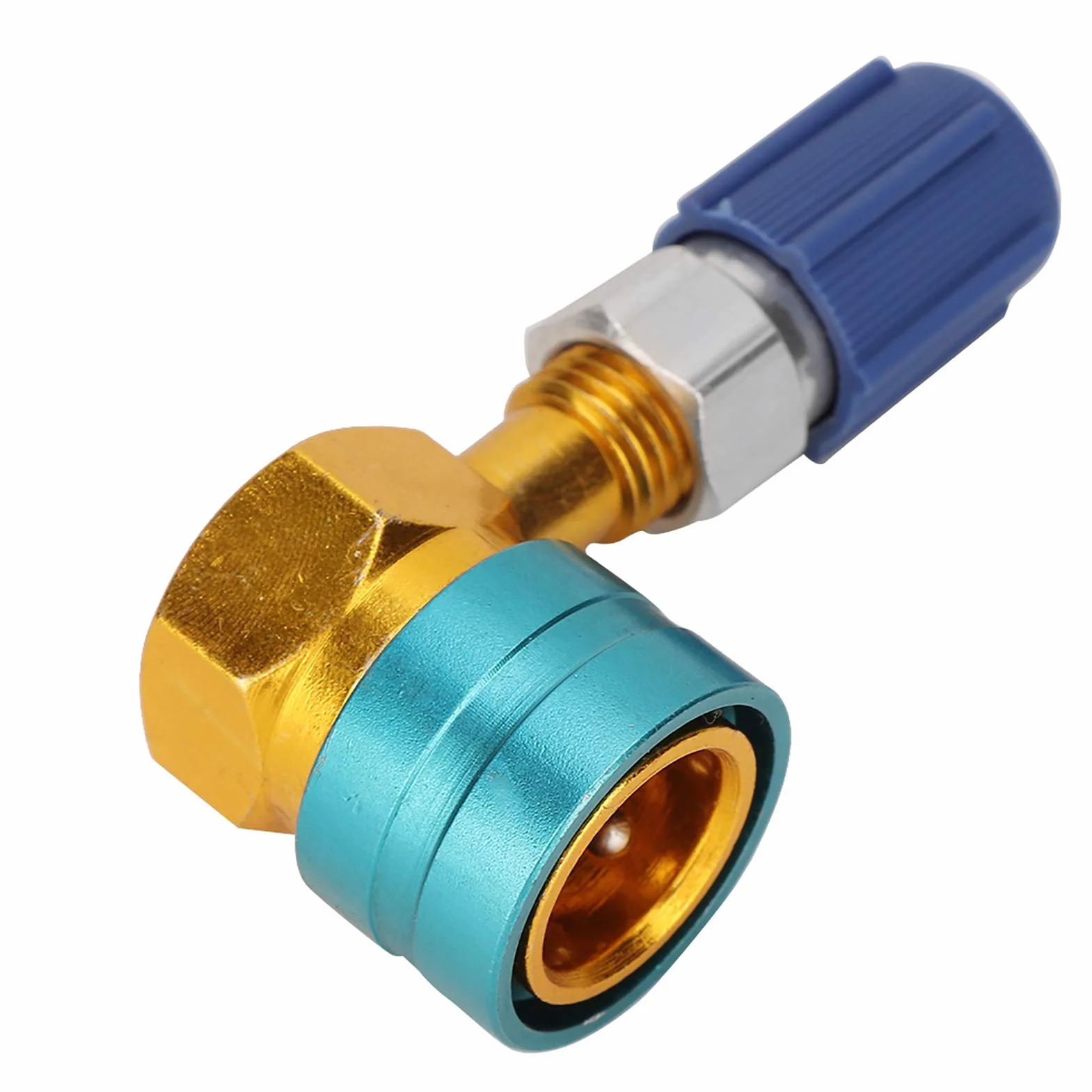 Szybkozłączka, Adapter Aramox R1234YF do R134A do niskiego ciśnienia do klimatyzacji samochodowej z aluminium dla europejskich i amerykańskich samochodów