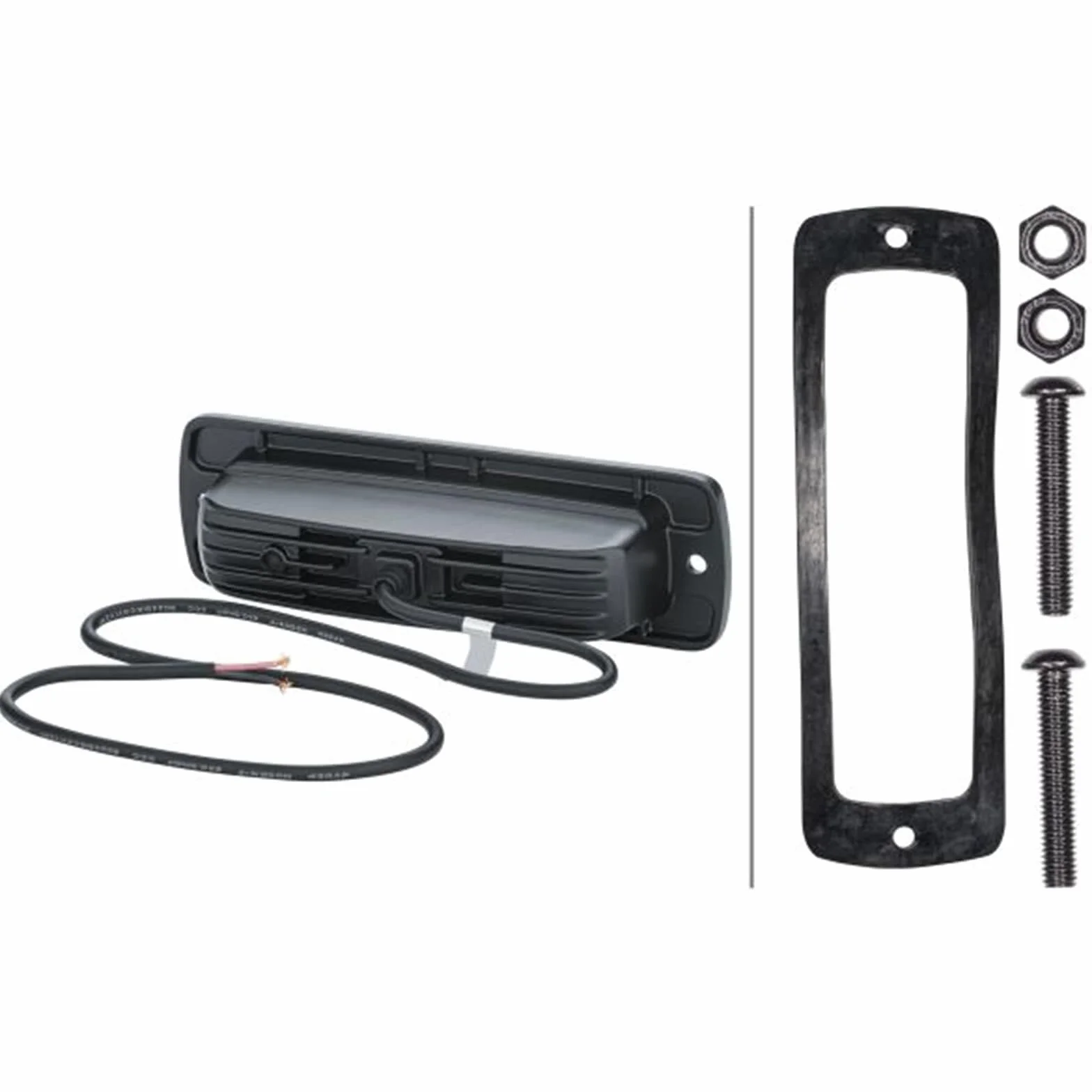 HELLA LED Reflektor dalekosiężny Black Magic Edgeless Mini Lightbar 6.2" 12V 24V 1600lm prostokątny 1FB 358 176-221