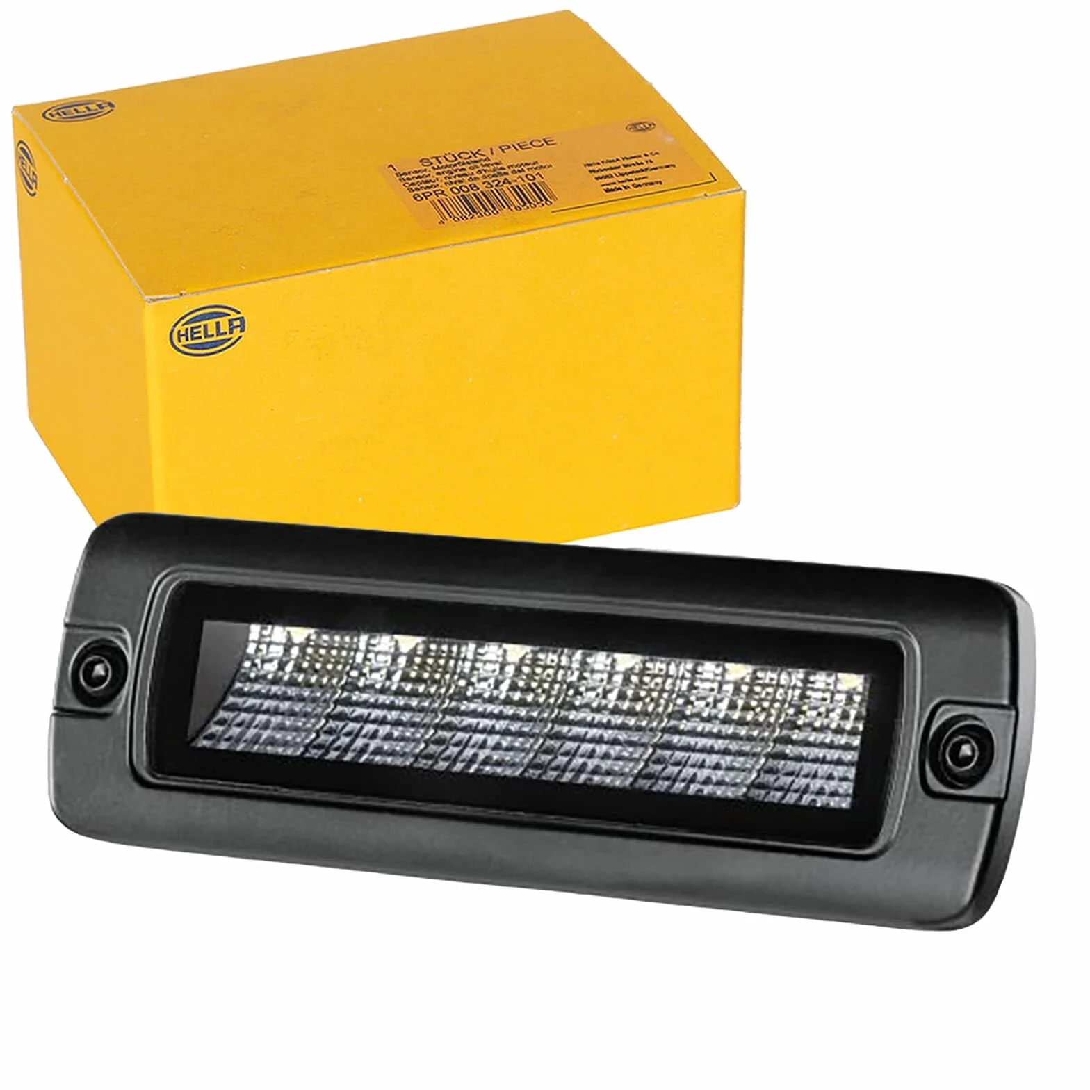 HELLA LED Reflektor dalekosiężny Black Magic Edgeless Mini Lightbar 6.2" 12V 24V 1600lm prostokątny 1FB 358 176-221