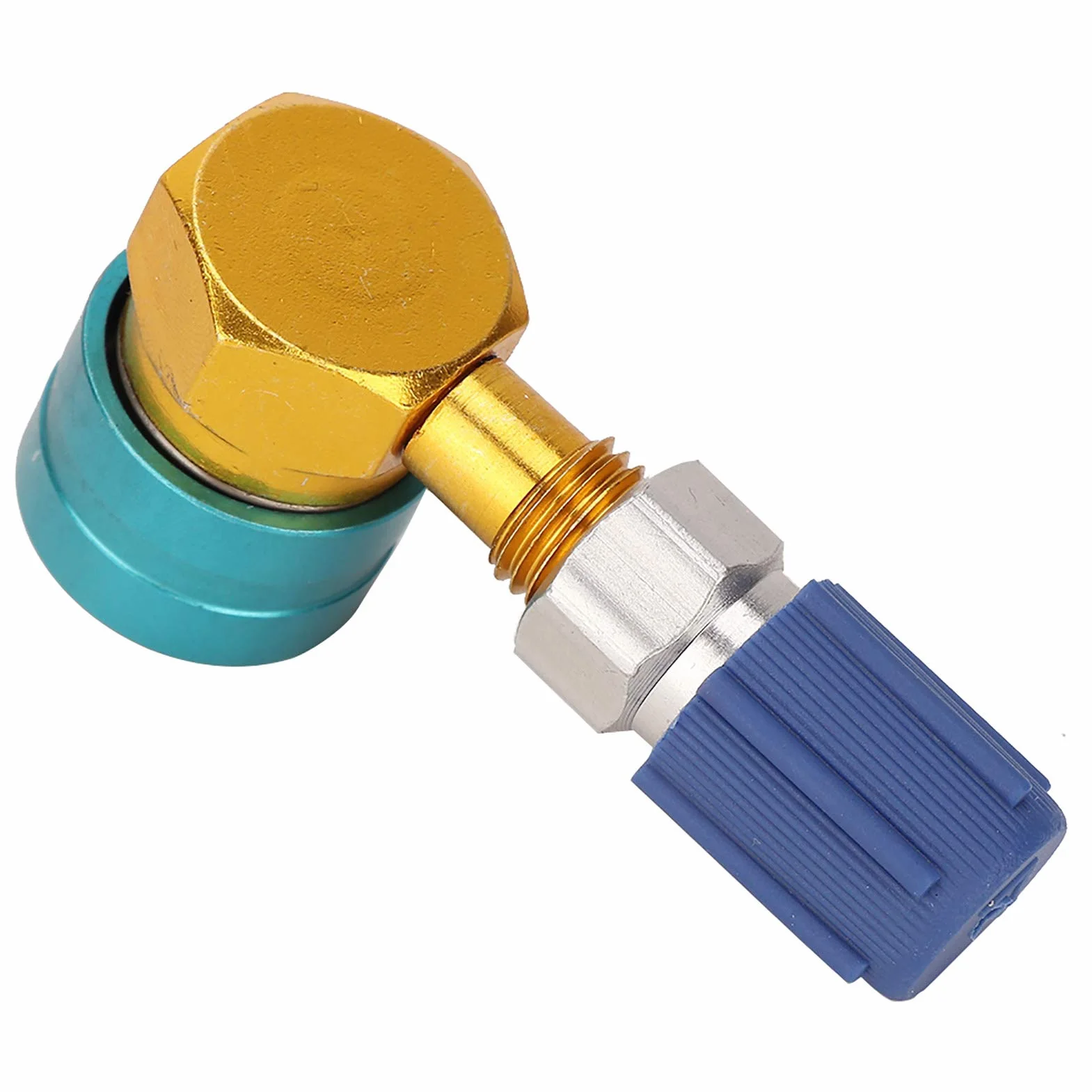 Szybkozłączka, Adapter Aramox R1234YF do R134A do niskiego ciśnienia do klimatyzacji samochodowej z aluminium dla europejskich i amerykańskich samochodów