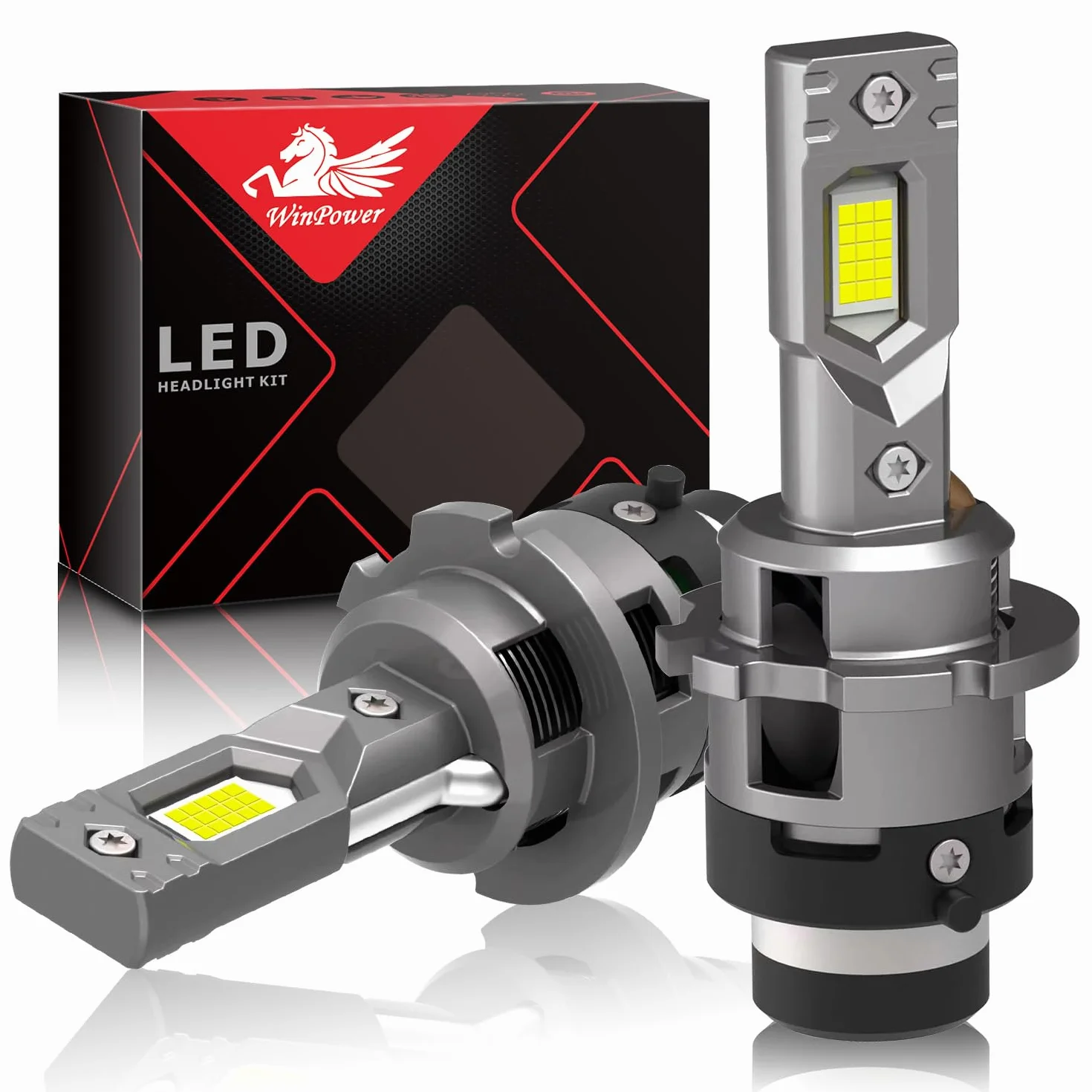 WinPower D2S LED Reflektory 35W 6340LM 6000K Zimna biel Zestaw 2 sztuki
