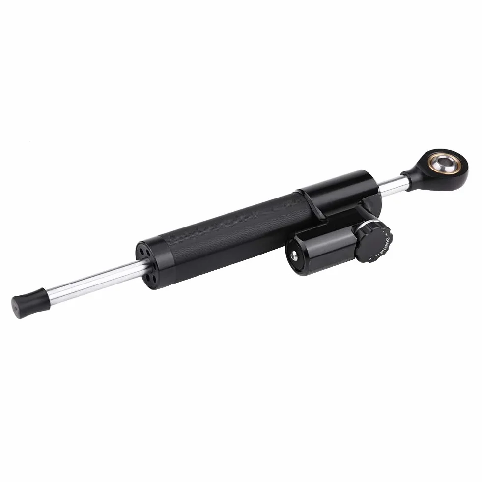 EVGATSAUTO Amortyzator kierownicy aluminiowy uniwersalny motocyklowy stabilizator