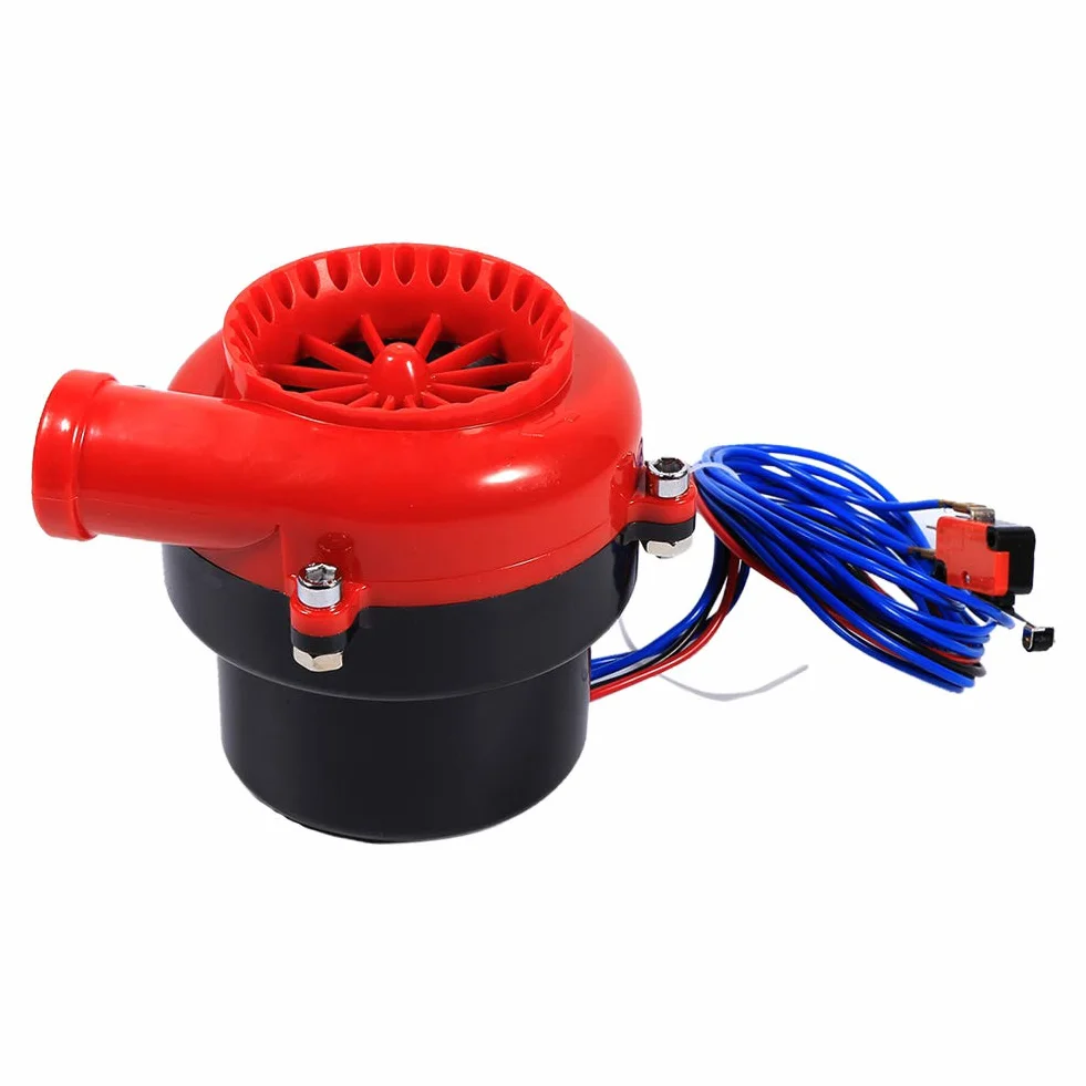 Elektroniczny symulator BOV Turbo Blow Off Valve Analogowy dźwięk Zestaw montażowy czerwony