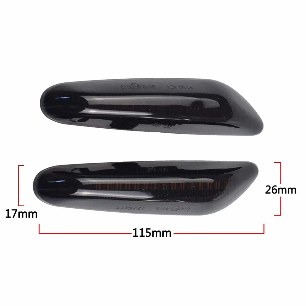 Boczne kierunkowskazy dynamiczne do BMW serii 3, 5, X1, X3 E60 E61 E46 E90 E91 E92 E93 E81 E82 E88 E83 E84