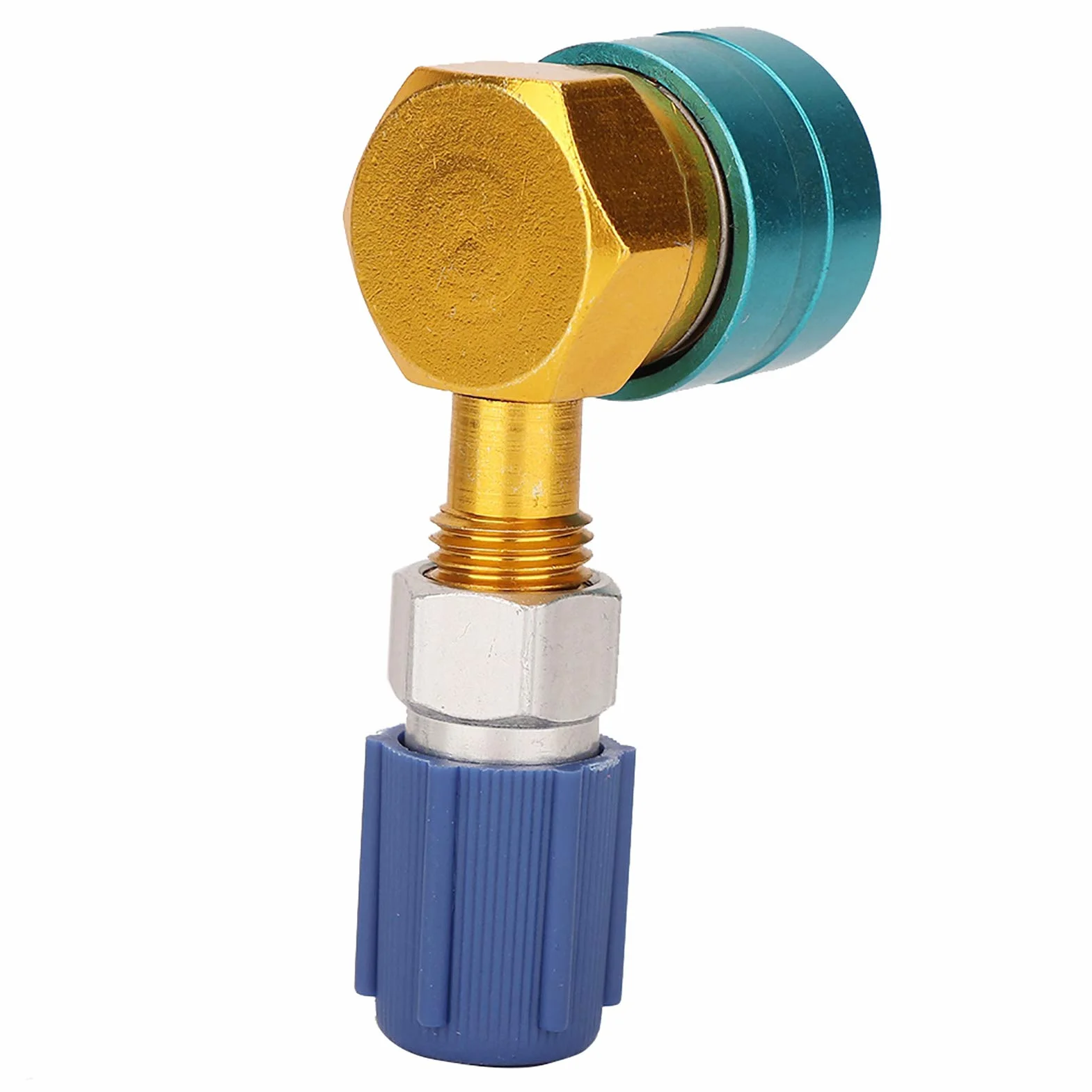 Szybkozłączka, Adapter Aramox R1234YF do R134A do niskiego ciśnienia do klimatyzacji samochodowej z aluminium dla europejskich i amerykańskich samochodów