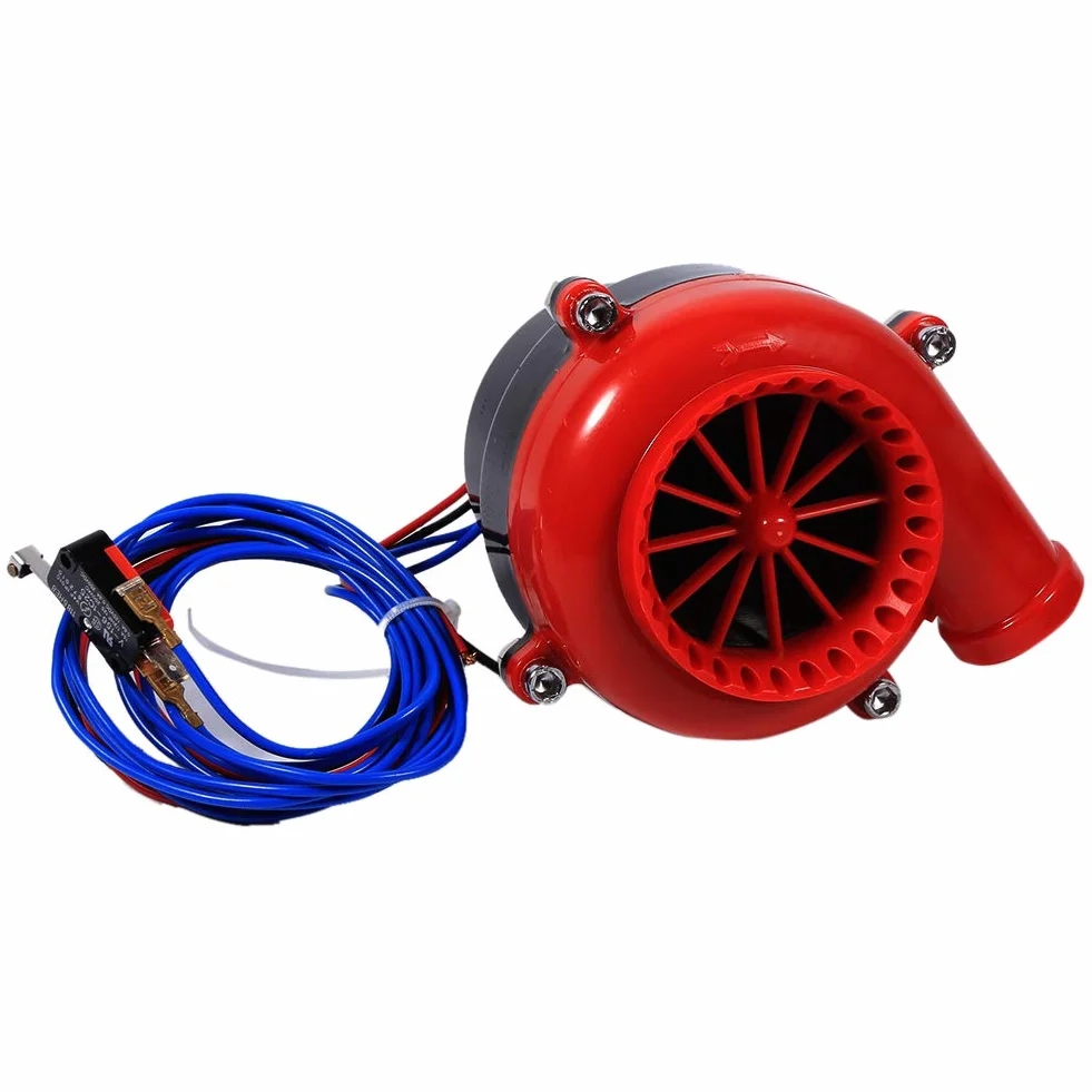 Elektroniczny symulator BOV Turbo Blow Off Valve Analogowy dźwięk Zestaw montażowy czerwony