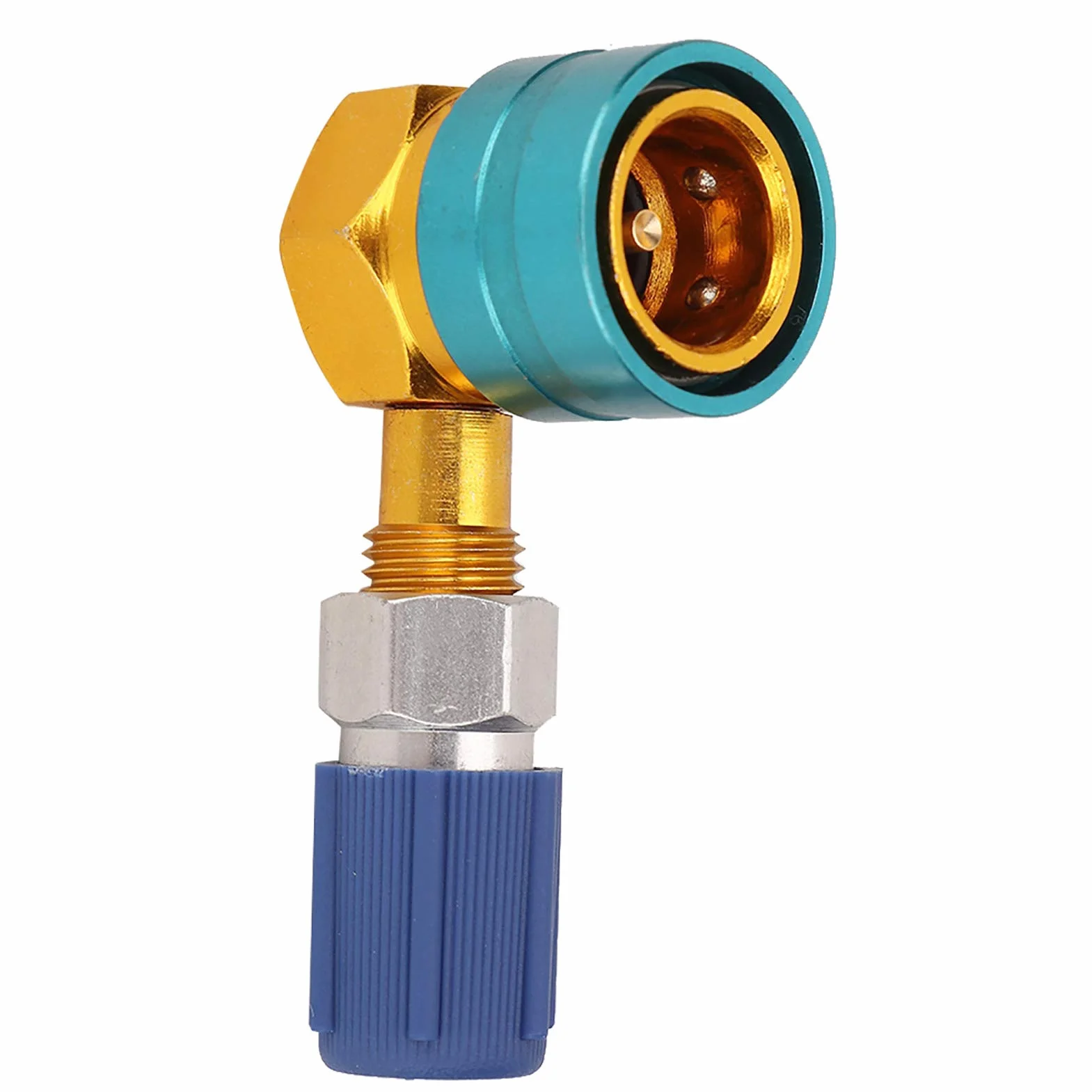 Szybkozłączka, Adapter Aramox R1234YF do R134A do niskiego ciśnienia do klimatyzacji samochodowej z aluminium dla europejskich i amerykańskich samochodów