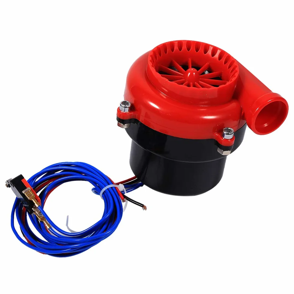Elektroniczny symulator BOV Turbo Blow Off Valve Analogowy dźwięk Zestaw montażowy czerwony
