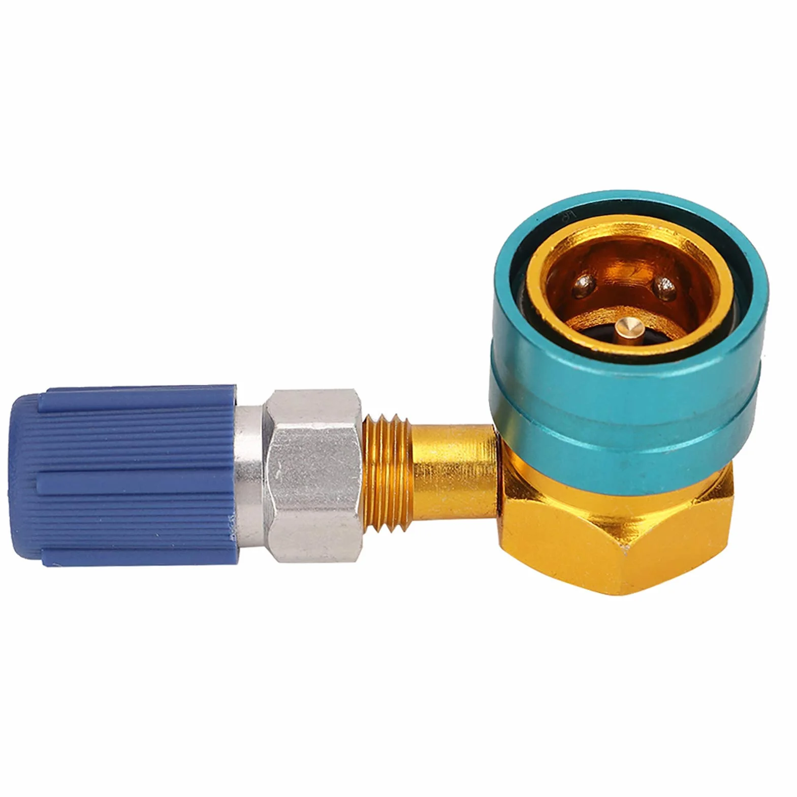 Szybkozłączka, Adapter Aramox R1234YF do R134A do niskiego ciśnienia do klimatyzacji samochodowej z aluminium dla europejskich i amerykańskich samochodów