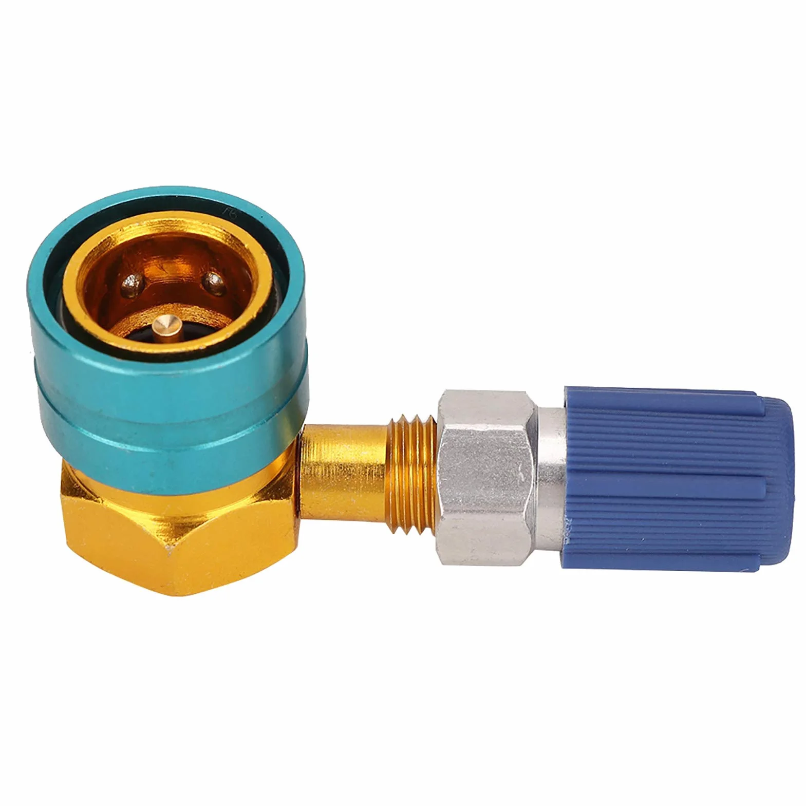 Szybkozłączka, Adapter Aramox R1234YF do R134A do niskiego ciśnienia do klimatyzacji samochodowej z aluminium dla europejskich i amerykańskich samochodów
