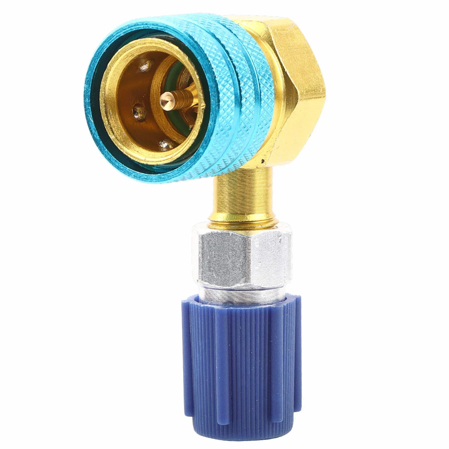 Szybkozłączka, Adapter Aramox R1234YF do R134A do niskiego ciśnienia do klimatyzacji samochodowej z aluminium dla europejskich i amerykańskich samochodów